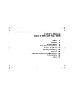 Saab 2009 9-3 Remote Starter Owner'S Manual предпросмотр