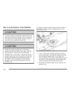 Предварительный просмотр 292 страницы Saab 2009 9-7X Owner'S Manual