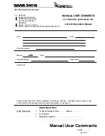 Preview for 11 page of Saab 340B Operation Manual