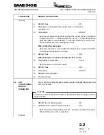 Preview for 134 page of Saab 340B Operation Manual