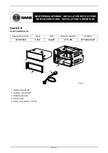 Preview for 1 page of Saab 400 106 662 Installation Instructions