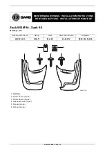 Saab 400 126 413 Installation Instructions предпросмотр