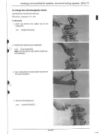 Предварительный просмотр 89 страницы Saab 900 Convertible Service Manual