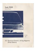 Предварительный просмотр 1 страницы Saab 9000 1995 Service Manual