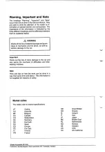 Предварительный просмотр 3 страницы Saab 9000 1995 Service Manual