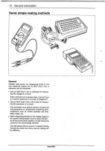 Предварительный просмотр 17 страницы Saab 9000 1995 Service Manual