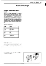 Предварительный просмотр 28 страницы Saab 9000 1995 Service Manual