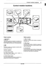 Предварительный просмотр 44 страницы Saab 9000 1995 Service Manual