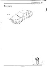 Предварительный просмотр 100 страницы Saab 9000 1995 Service Manual