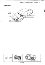 Предварительный просмотр 120 страницы Saab 9000 1995 Service Manual