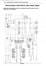 Предварительный просмотр 121 страницы Saab 9000 1995 Service Manual