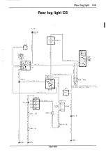 Предварительный просмотр 152 страницы Saab 9000 1995 Service Manual