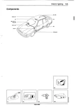 Предварительный просмотр 168 страницы Saab 9000 1995 Service Manual