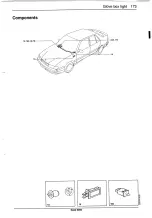 Предварительный просмотр 176 страницы Saab 9000 1995 Service Manual