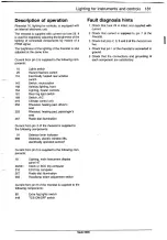 Предварительный просмотр 184 страницы Saab 9000 1995 Service Manual