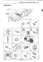 Предварительный просмотр 186 страницы Saab 9000 1995 Service Manual