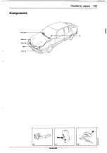 Предварительный просмотр 198 страницы Saab 9000 1995 Service Manual