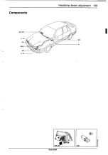 Предварительный просмотр 202 страницы Saab 9000 1995 Service Manual