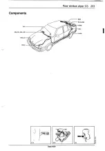 Предварительный просмотр 206 страницы Saab 9000 1995 Service Manual