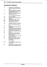 Предварительный просмотр 209 страницы Saab 9000 1995 Service Manual