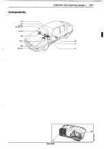 Предварительный просмотр 210 страницы Saab 9000 1995 Service Manual