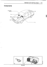 Предварительный просмотр 214 страницы Saab 9000 1995 Service Manual