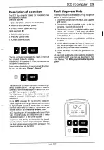 Предварительный просмотр 232 страницы Saab 9000 1995 Service Manual