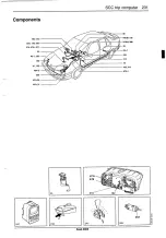 Предварительный просмотр 234 страницы Saab 9000 1995 Service Manual