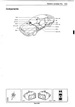 Предварительный просмотр 306 страницы Saab 9000 1995 Service Manual