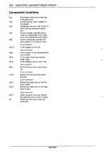 Предварительный просмотр 325 страницы Saab 9000 1995 Service Manual