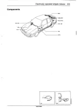 Предварительный просмотр 326 страницы Saab 9000 1995 Service Manual