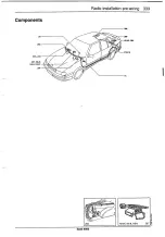 Предварительный просмотр 336 страницы Saab 9000 1995 Service Manual