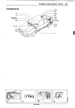 Предварительный просмотр 346 страницы Saab 9000 1995 Service Manual