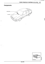 Предварительный просмотр 350 страницы Saab 9000 1995 Service Manual