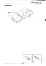 Предварительный просмотр 354 страницы Saab 9000 1995 Service Manual