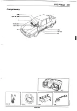 Предварительный просмотр 372 страницы Saab 9000 1995 Service Manual