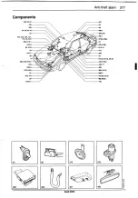 Предварительный просмотр 380 страницы Saab 9000 1995 Service Manual