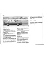 Предварительный просмотр 5 страницы Saab 9000 M 1998 Owner'S Manual