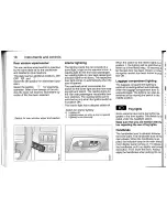 Предварительный просмотр 19 страницы Saab 9000 M 1998 Owner'S Manual