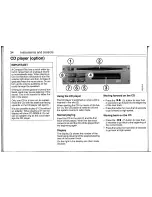 Предварительный просмотр 35 страницы Saab 9000 M 1998 Owner'S Manual