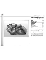 Предварительный просмотр 41 страницы Saab 9000 M 1998 Owner'S Manual