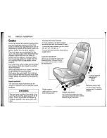 Предварительный просмотр 42 страницы Saab 9000 M 1998 Owner'S Manual