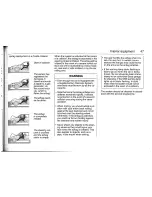 Предварительный просмотр 47 страницы Saab 9000 M 1998 Owner'S Manual