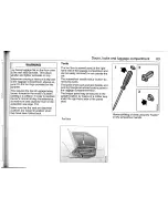 Предварительный просмотр 62 страницы Saab 9000 M 1998 Owner'S Manual