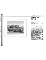 Предварительный просмотр 68 страницы Saab 9000 M 1998 Owner'S Manual