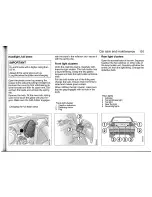 Предварительный просмотр 99 страницы Saab 9000 M 1998 Owner'S Manual