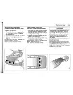 Предварительный просмотр 127 страницы Saab 9000 M 1998 Owner'S Manual