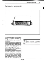 Предварительный просмотр 30 страницы Saab 9000 Service Manual