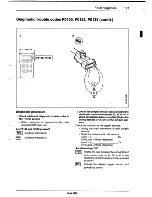 Предварительный просмотр 124 страницы Saab 9000 Service Manual