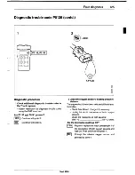 Предварительный просмотр 128 страницы Saab 9000 Service Manual